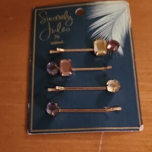 Sincerely Jules Gold and Jewel-Toned Hair Pins